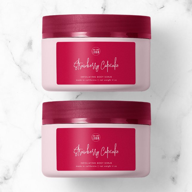 Lägga till Anpassningsbar för Logotyp  Färg Minima Adressetikett (Skapare uppladdad)