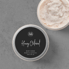 Lägga till Anpassningsbar för Logotyp  Färg Minima Runt Klistermärke