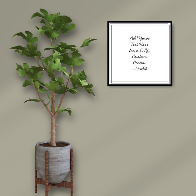 Lägga till Anpassningsbarna Text med minimal kursi Poster (Skapare uppladdad)