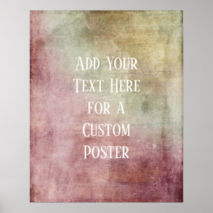 Lägga till Anpassningsbarnas text med flera färger Poster