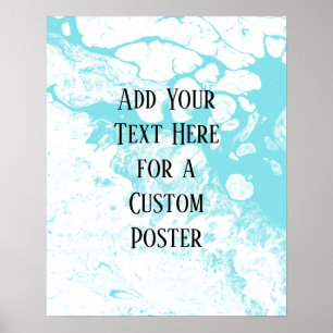 Lägga till Anpassningsbarnas texttext, vit ljustur Poster