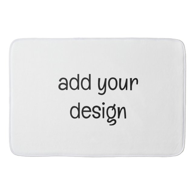 lägga till din design badrumsmatta (Framsidan)
