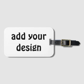 lägga till din design bagagebricka