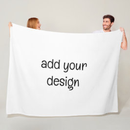 lägga till din design fleecefilt