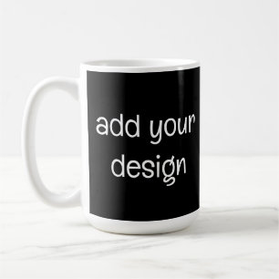 lägga till din design kaffemugg