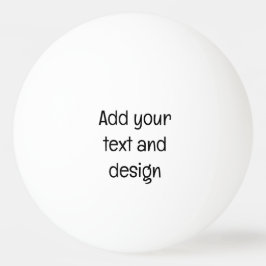 lägga till din design pingisboll