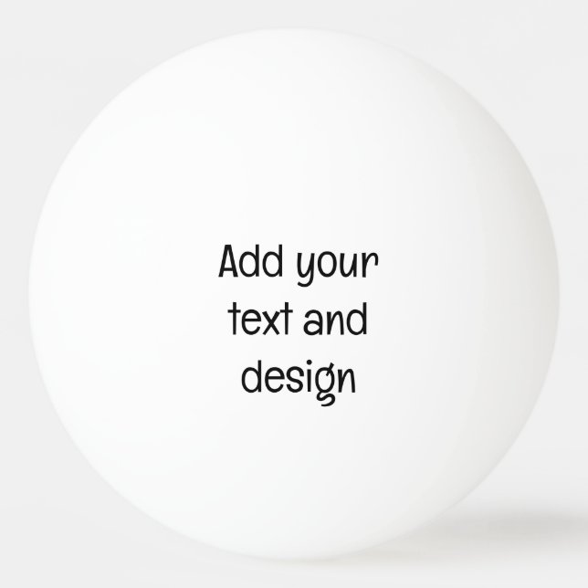 lägga till din design pingisboll (Framsidan)