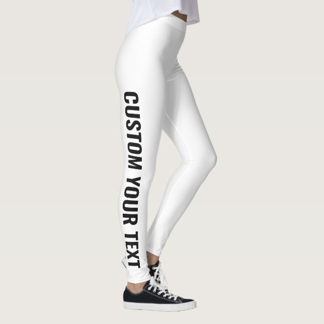 Lägga till egna textkopplingar för Anpassningsbar Leggings (Höger)