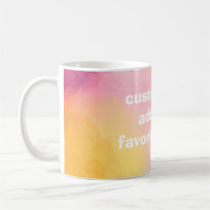 lägga till en egen citatteckning anpassningsbar mu kaffemugg
