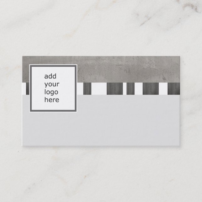 lägga till en egen logotyp i grått visitkort (Framsida)