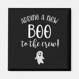 Lägga till en ny boo i besättningsHalloween-Gravid Magnet