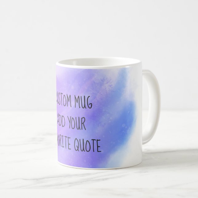 lägga till en offertbilds lila och en anpassningsb kaffemugg (Framsida höger)