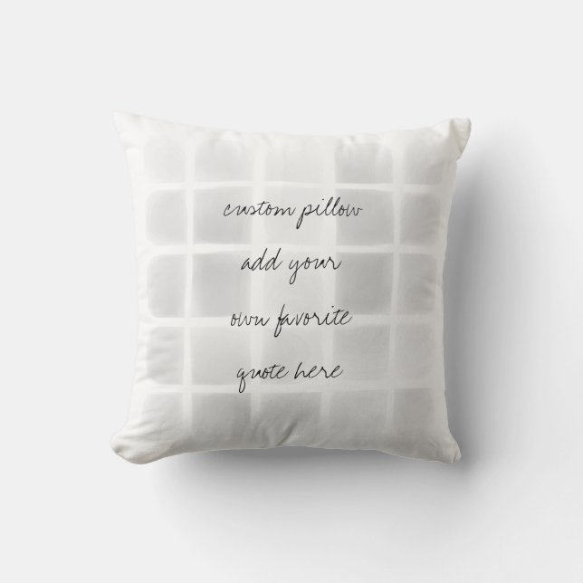 lägga till en offertkudde för vattenfärgsdekoder f kudde (Framsida)