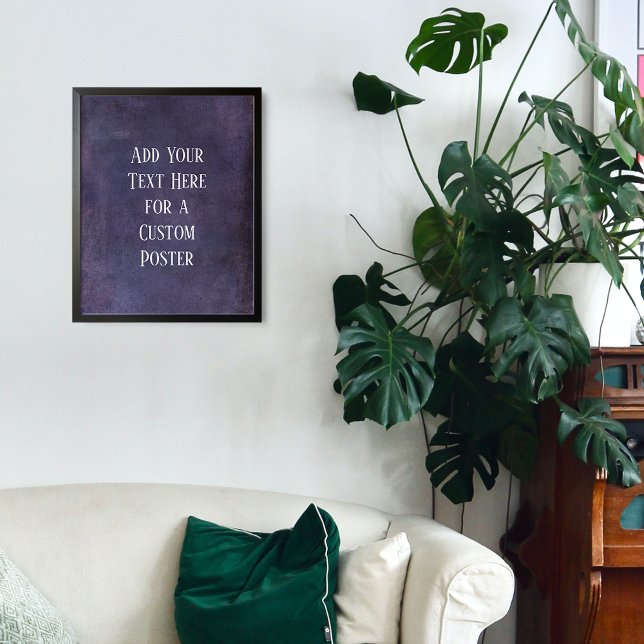 Lägga till Lila för subtil Mörk av Anpassningsbar Poster (Skapare uppladdad)
