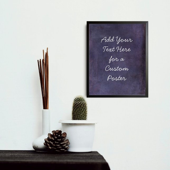 Lägga till Lila för subtil Mörk av Anpassningsbar Poster (Skapare uppladdad)