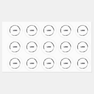 lägga till logotypen i en klistermärke