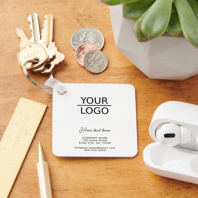 Lägga till Logotypen med Anpassningsbar-textbeford Nyckelring (Skrivbord)