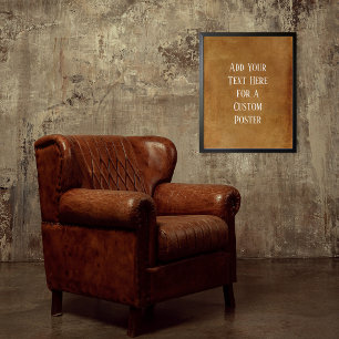 Lägga till Orange för Mörk av Anpassningsbar Poster