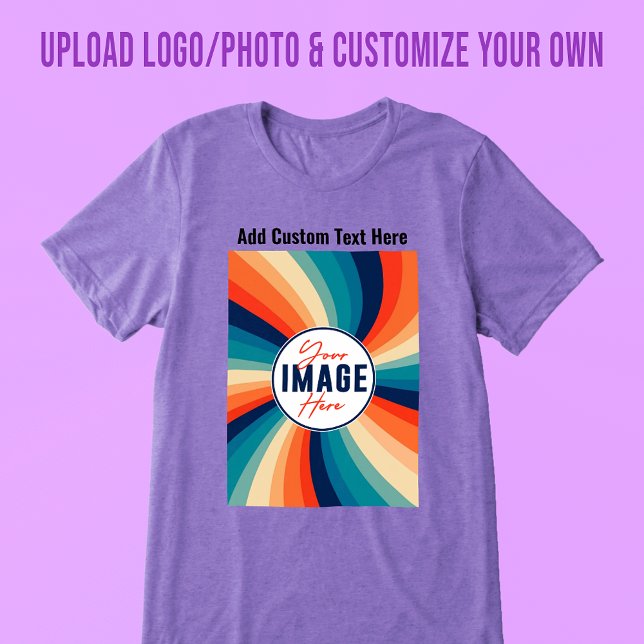 Lägga till Personliger för fotobildtext i Logotyp T Shirt (Upload_Add_Your_Own_Logo_Photo_Image_Picture_Snapshot_Photography_Text_Here_Custom_Tee_TShirt Design)