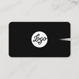 Lägga till Professionellen Svart för Logotypen av  Visitkort