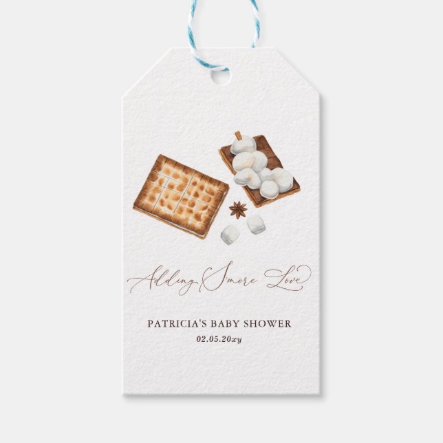 Lägga till S-mer könsuppehållande babyskor i Kärle Presentetikett (Framsidan)