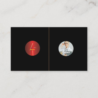 Lägga till svart logotyp av Anpassningsbarna Visitkort