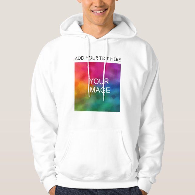 Lägga till textbildens fotodesign för framsidan hoodie (Framsida)