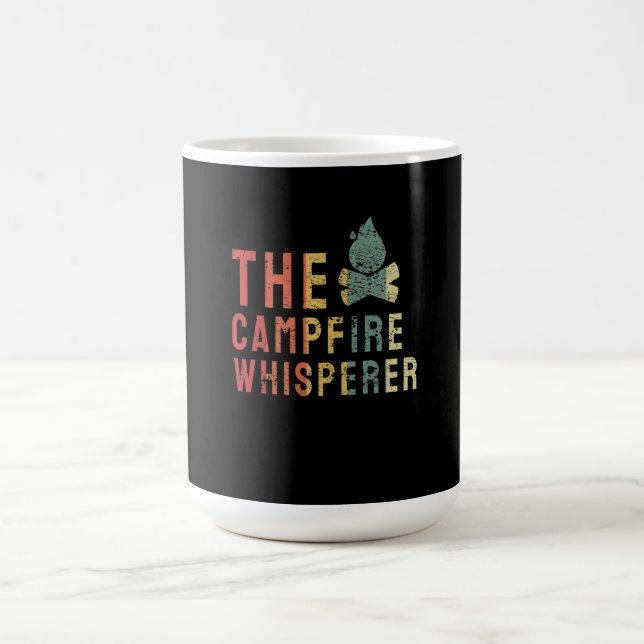 Lägger eld - Campfire Whisperer Kaffemugg (Center)