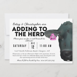 Lägger till i hjorden! Ko Ranch Farm Baby Shower
