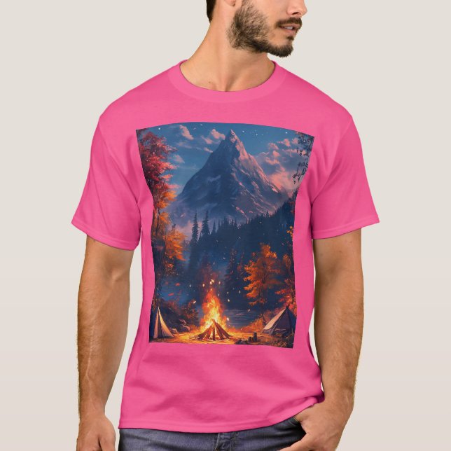 Läggereld Och Berg T Shirt (Framsida)