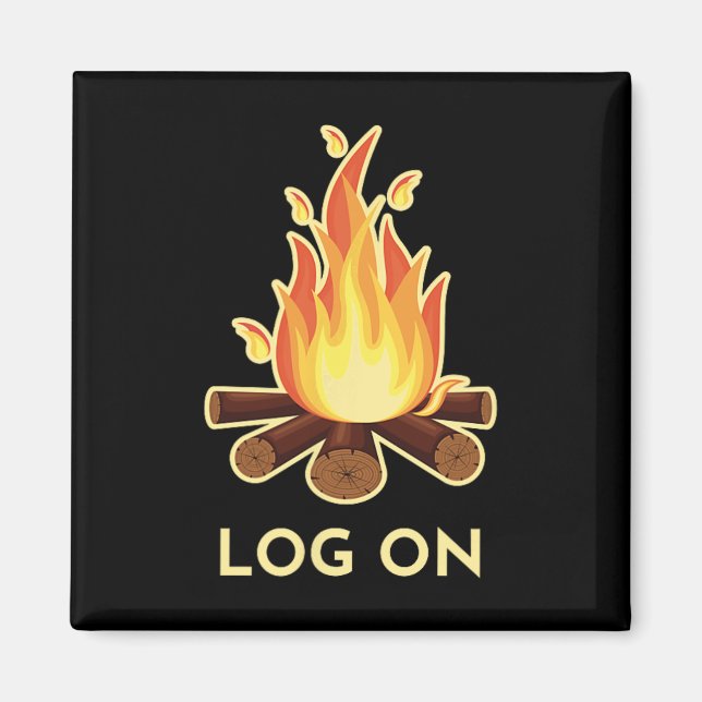 Läggerelds-pun  magnet (Framsidan)
