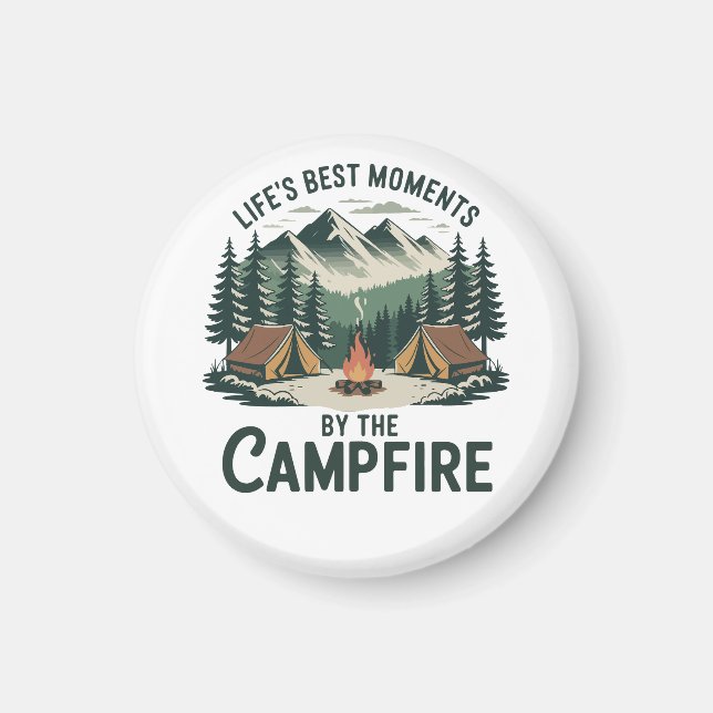 Läggereldsminnen Kylskåp Magnet (Framsidan)