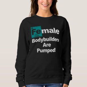 Läggning av Järn-vikt i dambodybyggare T Shirt
