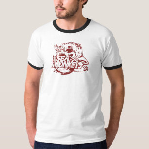 Laghavsapor - bekymrat rött t-shirt