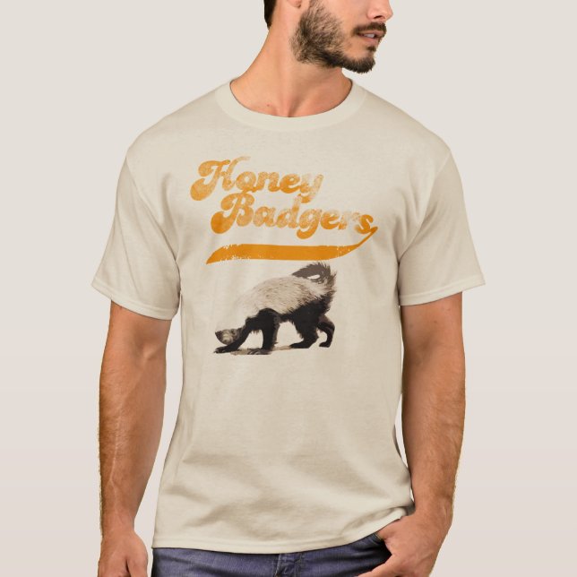 Laghoney badgervintage t-shirt (Framsida)