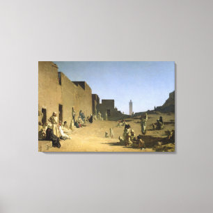 Laghouat i den algeriska Sahara, 1879 Canvastryck