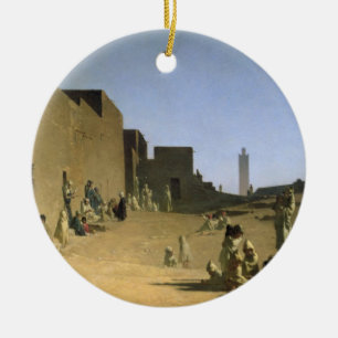 Laghouat i den algeriska Sahara, 1879 Julgransprydnad Keramik