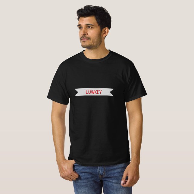 lågintensivt t shirt (Hel framsida)