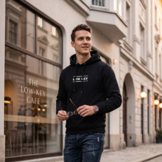 Lågklintensiv minimalistisk överdel med huva | Urb Hoodie