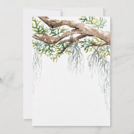 Låglandets akvarellinbjudan inbjudningar