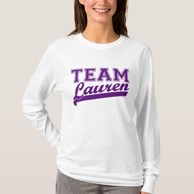 LagLauren lilor T-shirt (Framsida)