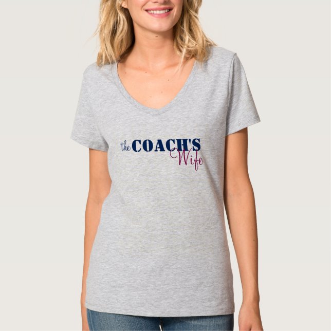 Lagledare T-tröja för frufotboll Tee Shirt (Framsida)