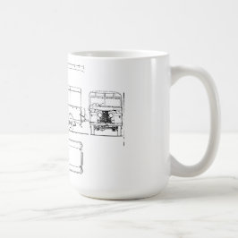 Lagledarebyggmästareserie mig kaffemugg