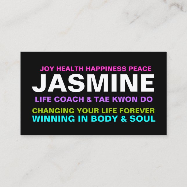 Lagledareinstruktör Etc. för 311 liv Visitkort (Framsida)