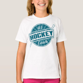 Lagledarekvinna för hockey #1 skjorta för t-shirt