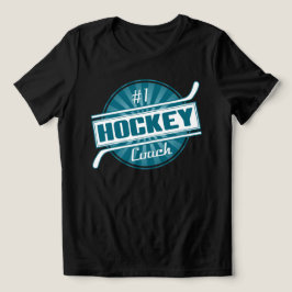 Lagledarekvinna för hockey #1 skjorta för tee shirt
