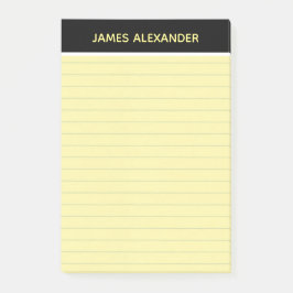 Laglig advokat post-it block