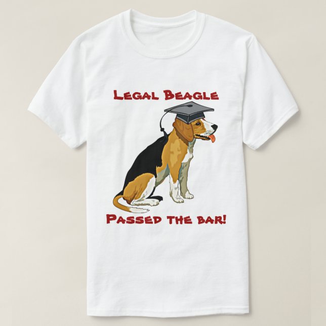 Laglig Beagle T-shirt (Design framsida)