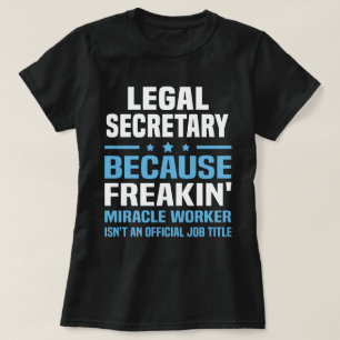 Laglig sekreterare t shirt