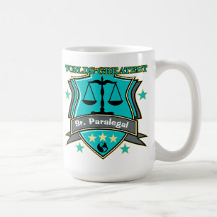 Laglig världsmästareSr. Paralegal Kaffemugg